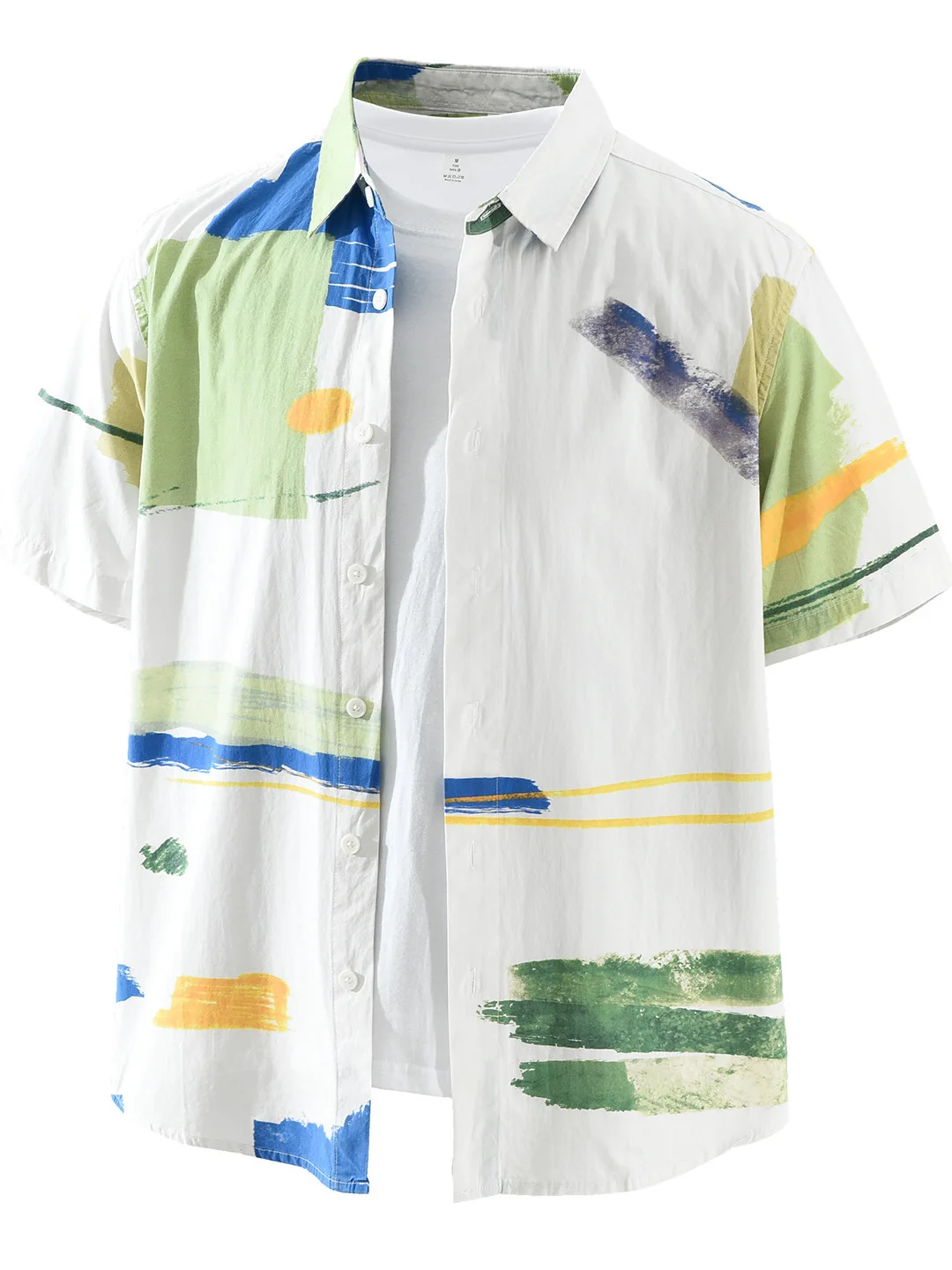 Trendy Tropical Print Short Sleeve Cotton Casual Shirt Men's Summer New Design Loose Fit Half Sleeve Button up Shirt
Trendy Tropical Print Short Sleeve Cotton Casual Shirt Men's Summer New Design Loose Fit Half Sleeve Button up Shirt