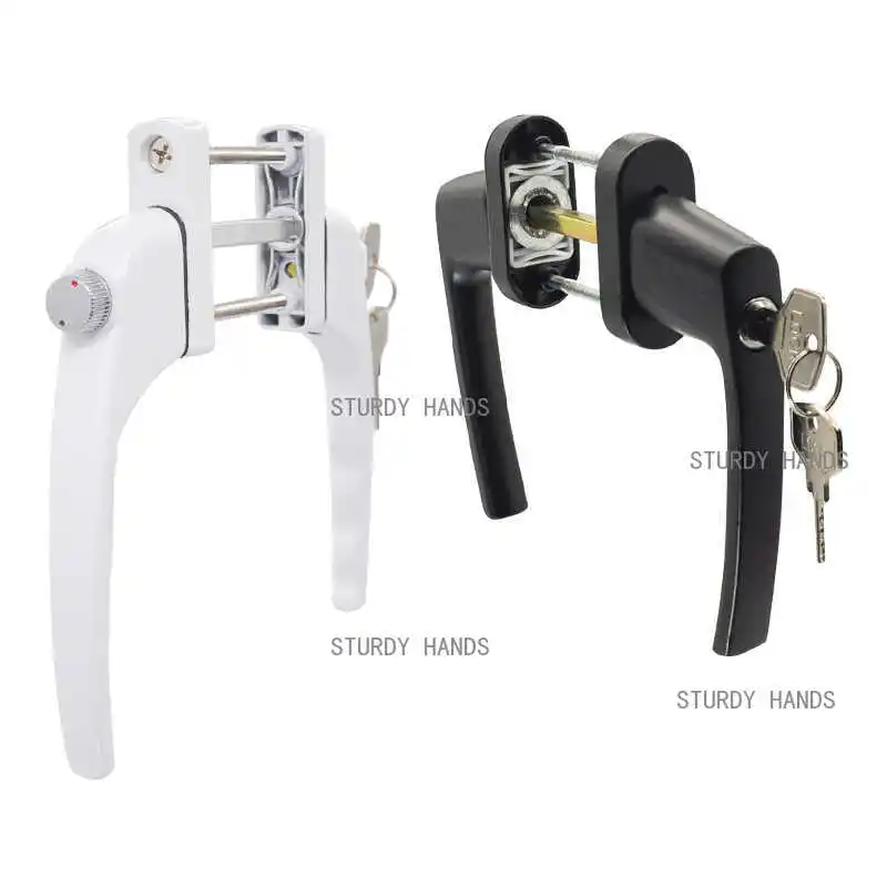 1PCS zinc alloy plastic steel door drive handle with lock safe swing door and window hardware accessories
1PCS zinc alloy plastic steel door drive handle with lock safe swing door and window hardware accessories