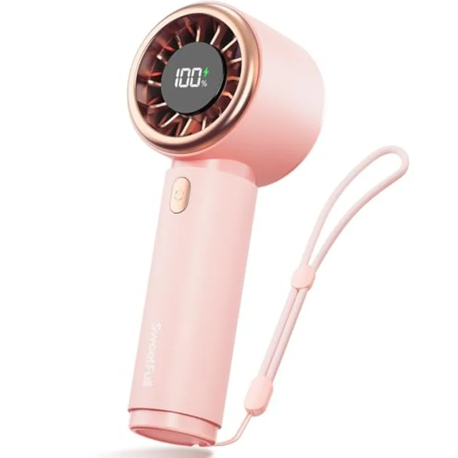 Mini Fan Portable - Cute Handheld Turbo Fan with Rechargeable Battery, 5 Speeds, Small Hand Personal Travel Essentials for Wome
Mini Fan Portable - Cute Handheld Turbo Fan with Rechargeable Battery, 5 Speeds, Small Hand Personal Travel Essentials for Wome