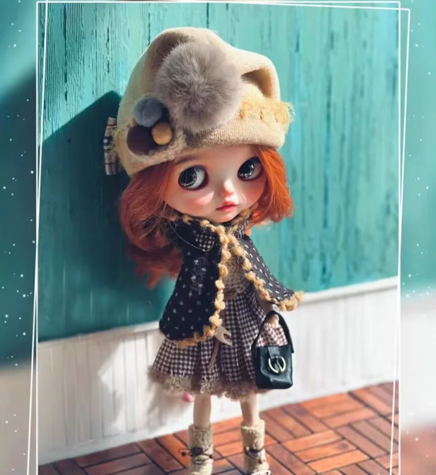 2025 Forest style 4pcs Blythe Hat+skirt+cloak+bag 1/6 30cm(Fit for azone,Pullip,Ob22/24/26, Licca)
2025 Forest style 4pcs Blythe Hat+skirt+cloak+bag 1/6 30cm(Fit for azone,Pullip,Ob22/24/26, Licca)