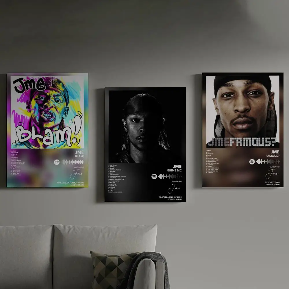 Jme Poster Prints Canvas Painting Wall Art Picture Living Room Home Decor Tracklist Music Album Cover
Jme Poster Prints Canvas Painting Wall Art Picture Living Room Home Decor Tracklist Music Album Cover
