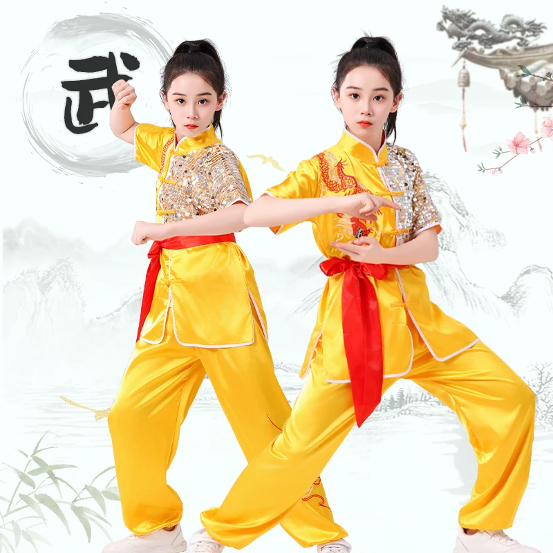 2026Children Chinese Traditional New Year Costumes Wushu Kung Fu Uniform Children Adult Man Boys Tang Suit Taekwondo Performance
2026Children Chinese Traditional New Year Costumes Wushu Kung Fu Uniform Children Adult Man Boys Tang Suit Taekwondo Performance