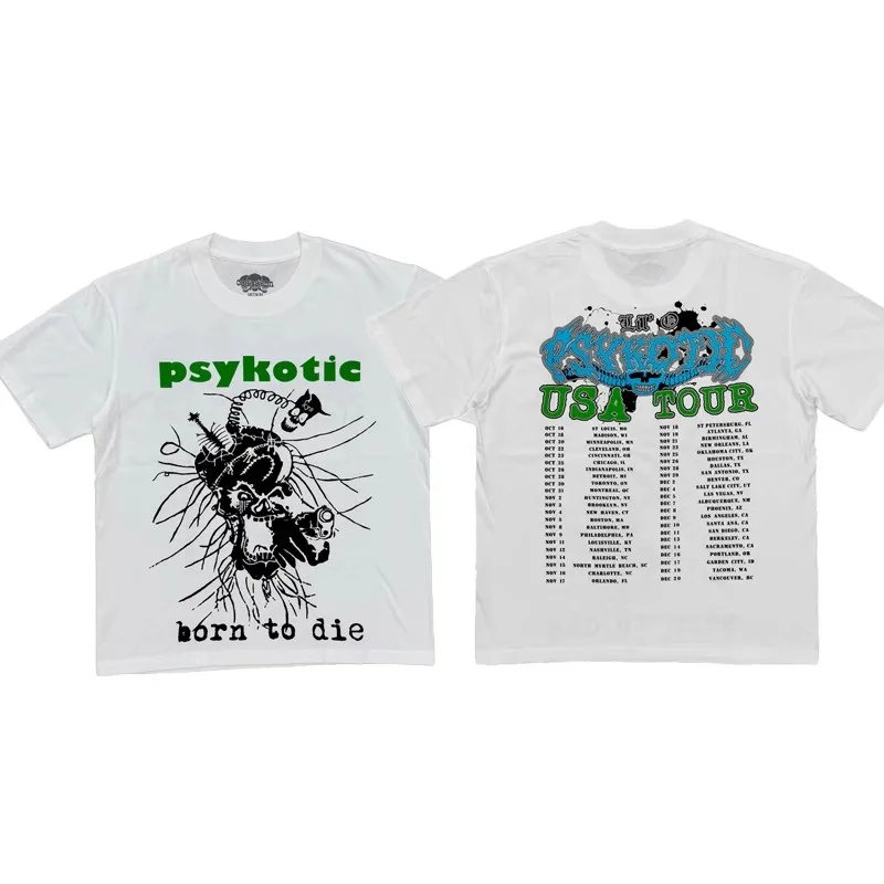 2025 Osamason Psykotic Tour Mech Born to die Tee Limited edition short sleeved T-shirt TX1541
2025 Osamason Psykotic Tour Mech Born to die Tee Limited edition short sleeved T-shirt TX1541