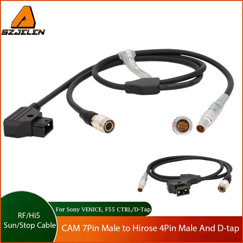 1PC ARRI cforce RF Hi5 CAM 7Pin to Hirose 4Pin for Sony VENICE, F55 CTRL/D-Tap
1PC ARRI cforce RF Hi5 CAM 7Pin to Hirose 4Pin for Sony VENICE, F55 CTRL/D-Tap
