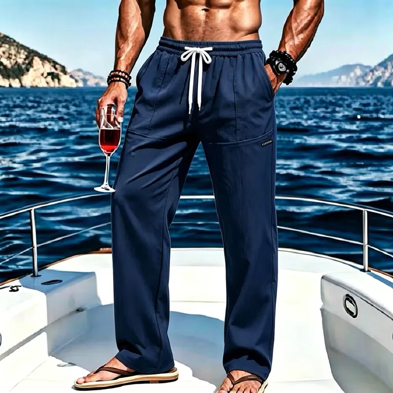 2026European hot selling new summer beach men's comfortable casual pants, loose and versatile loose pants
2026European hot selling new summer beach men's comfortable casual pants, loose and versatile loose pants