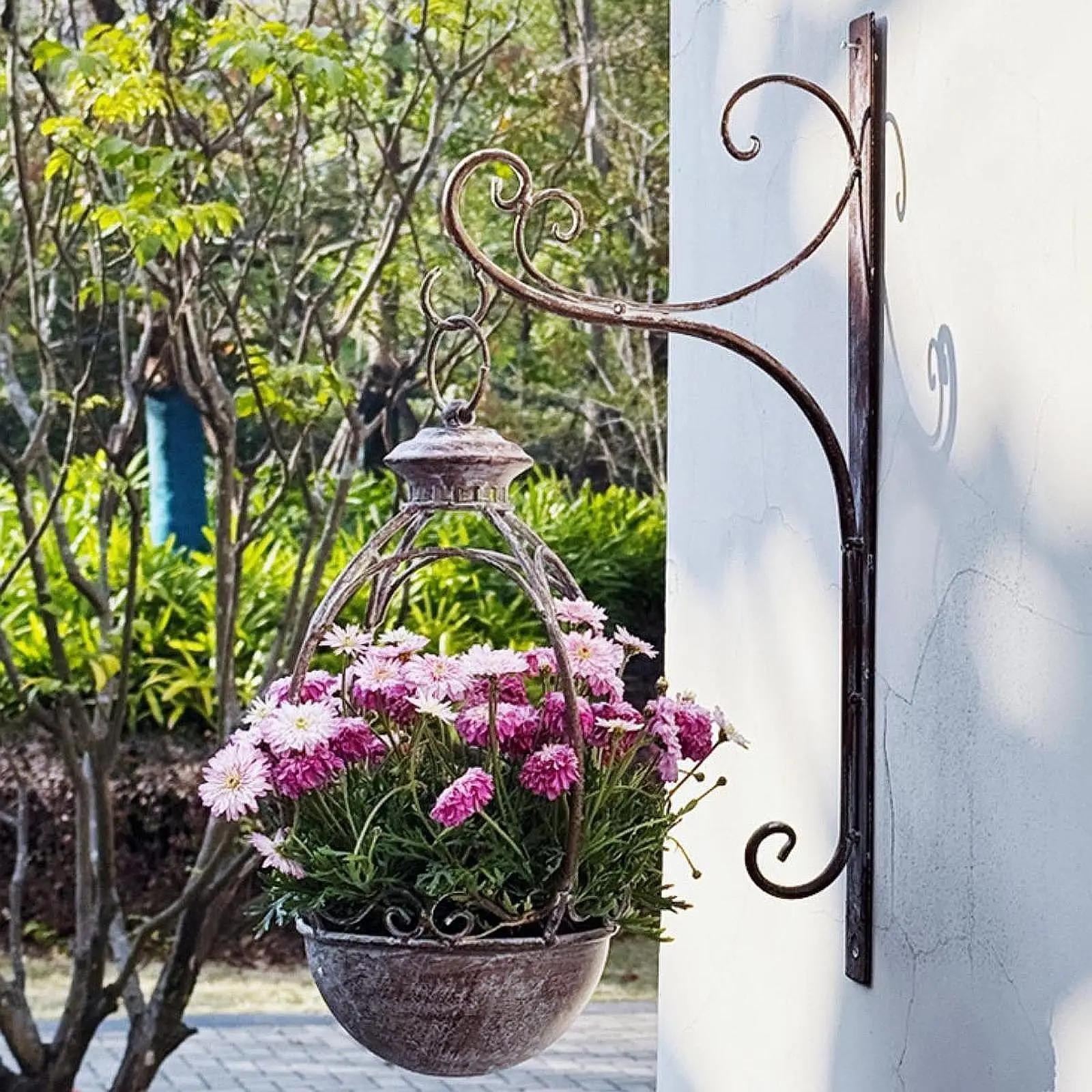 Wall Planter, Vintage Style, Home Decor, Rustic Wall Mounted Hanging Planter, Plant Pot Hanging Flower Pot for Balcony Garden
Wall Planter, Vintage Style, Home Decor, Rustic Wall Mounted Hanging Planter, Plant Pot Hanging Flower Pot for Balcony Garden