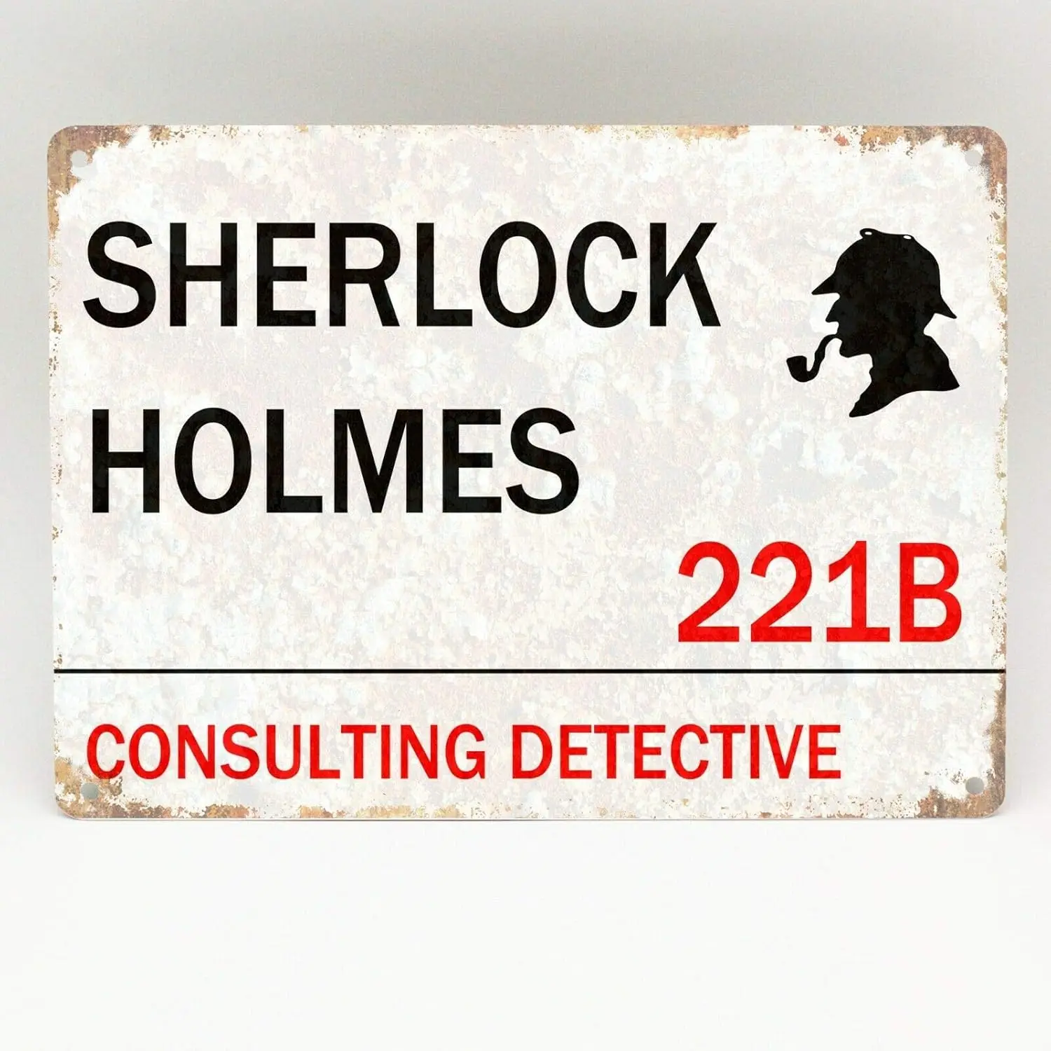 Sherlock Holmes Metal Sign London Door Study Vintage Plaque 221B Baker Street Metal Sign es, TinSignEUa11628
Sherlock Holmes Metal Sign London Door Study Vintage Plaque 221B Baker Street Metal Sign es, TinSignEUa11628