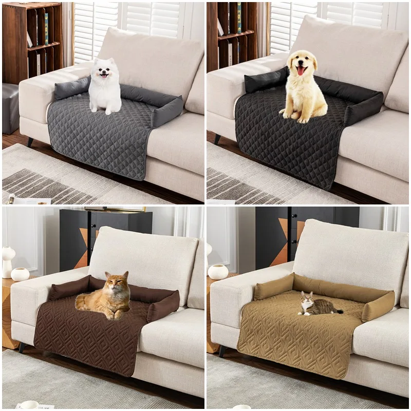 Plaid Waterproof Dog Sofa Couch Cover Four Seasons Universal Large Dog Pad with Neck Pillow Cat Calming Nest Travel & Indoor
Plaid Waterproof Dog Sofa Couch Cover Four Seasons Universal Large Dog Pad with Neck Pillow Cat Calming Nest Travel & Indoor