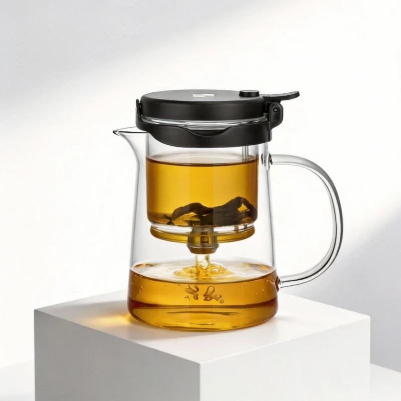 Bonston- elegant cup insulation separation bubble teapot heat-resistant glass teapot simple filter tea cup
Bonston- elegant cup insulation separation bubble teapot heat-resistant glass teapot simple filter tea cup