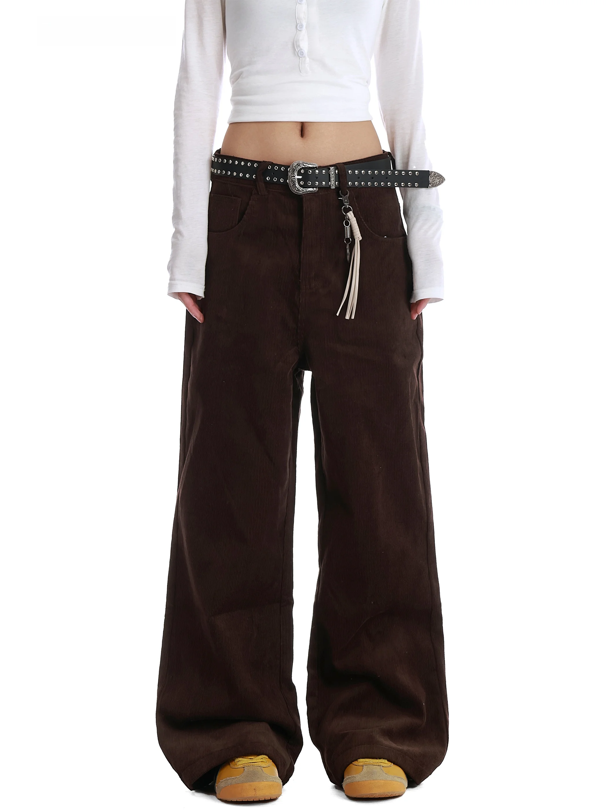 Vintage American High Street Corduroy Wide Leg Loose Casual Pants Women Autumn Winter Color Straight Tube Floor-Length ...
Vintage American High Street Corduroy Wide Leg Loose Casual Pants Women Autumn Winter Color Straight Tube Floor-Length ...