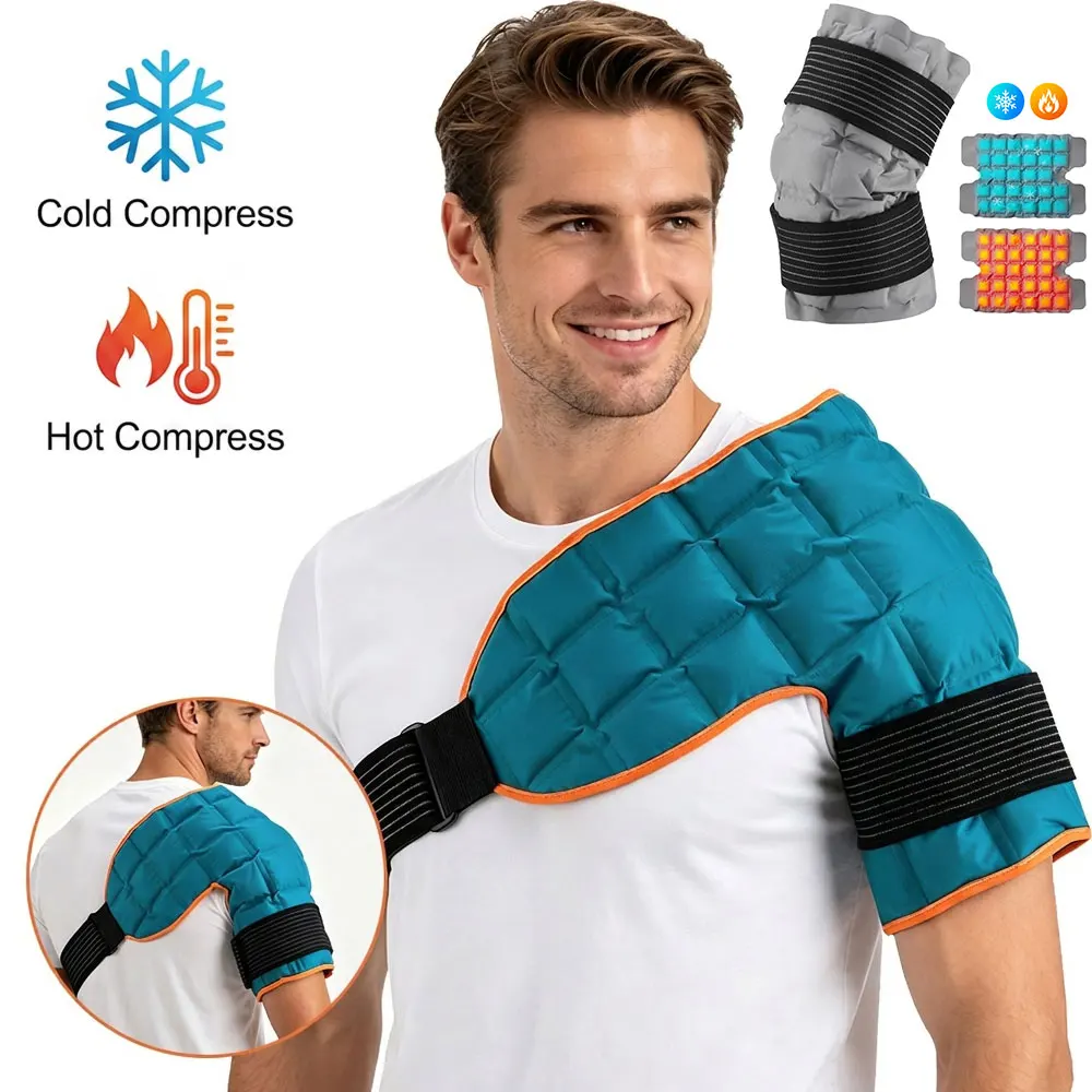 Hot Cold Shoulder Wrap Reusable Gel Ice Pack Heat Cold Compress Adjustable Support Shoulder Comfort for Men Women Home Gym Use
Hot Cold Shoulder Wrap Reusable Gel Ice Pack Heat Cold Compress Adjustable Support Shoulder Comfort for Men Women Home Gym Use