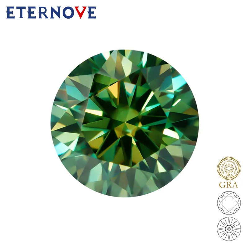 100% Real Green color Moissanite Stone Diamond With Certificate Round cut 5.0-11.0m 0.5-5.0ct Jewelry GRA Certificate
100% Real Green color Moissanite Stone Diamond With Certificate Round cut 5.0-11.0m 0.5-5.0ct Jewelry GRA Certificate