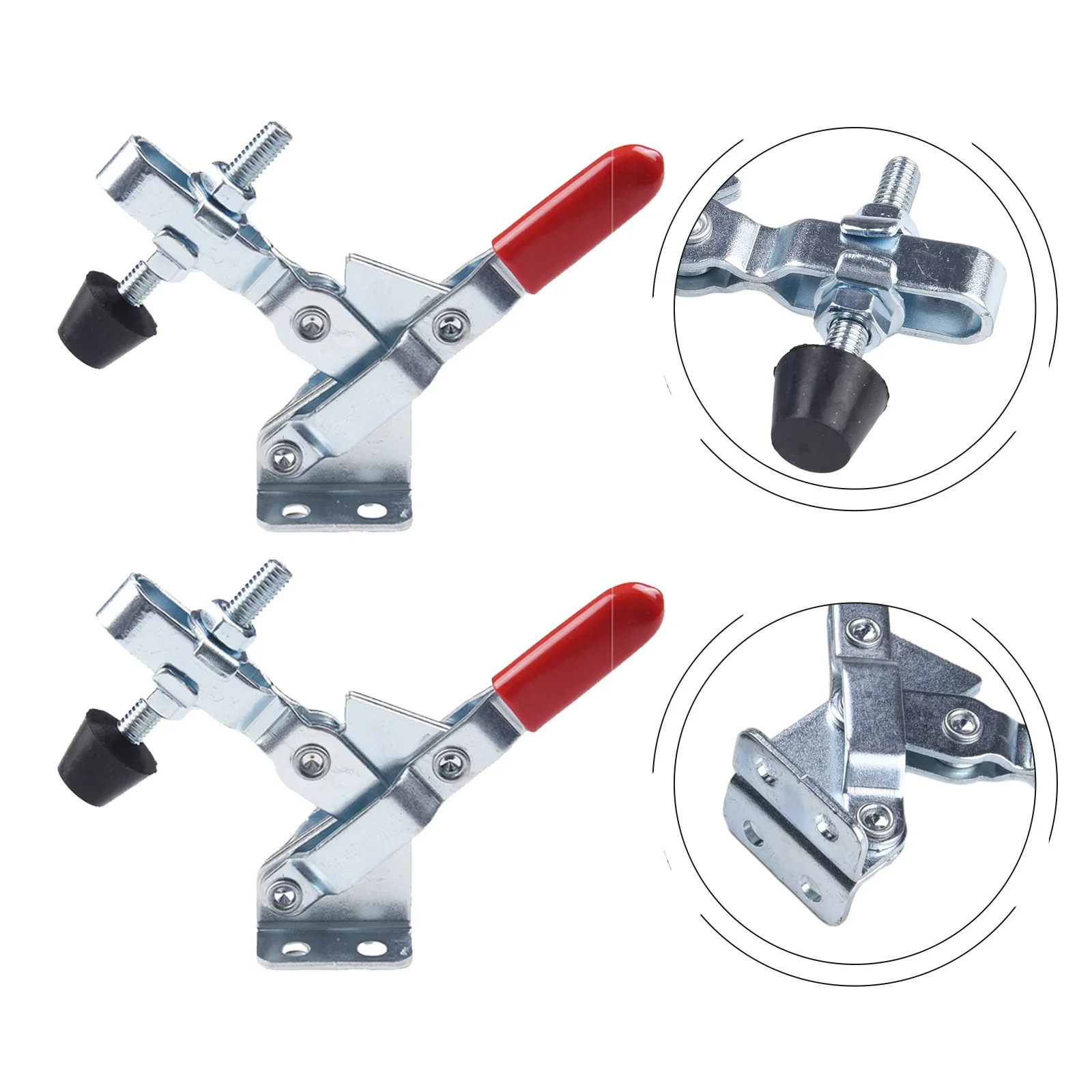 2pcs GH102B Quick Release Tool Toggle Clamp with 100KG Holding Capacity for Woodworking and Workshop Equipment
2pcs GH102B Quick Release Tool Toggle Clamp with 100KG Holding Capacity for Woodworking and Workshop Equipment