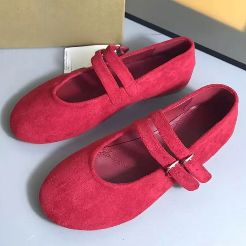 Sweet Women Mary Jane Shoes Double Buckle Strap Round Toe Classic Style Flat Bottom Soft Sole Casual Walking Flats for Ladies
Sweet Women Mary Jane Shoes Double Buckle Strap Round Toe Classic Style Flat Bottom Soft Sole Casual Walking Flats for Ladies