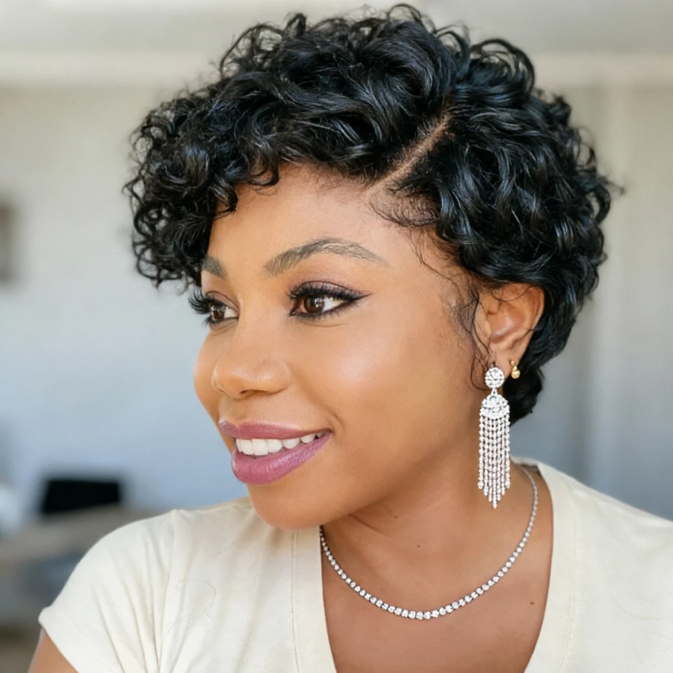 Pixie Cut Curly Wig Short Bob 13x4x1 Lace for Women Curly Wave Human Hair Wig Natural Cosplay Party
Pixie Cut Curly Wig Short Bob 13x4x1 Lace for Women Curly Wave Human Hair Wig Natural Cosplay Party