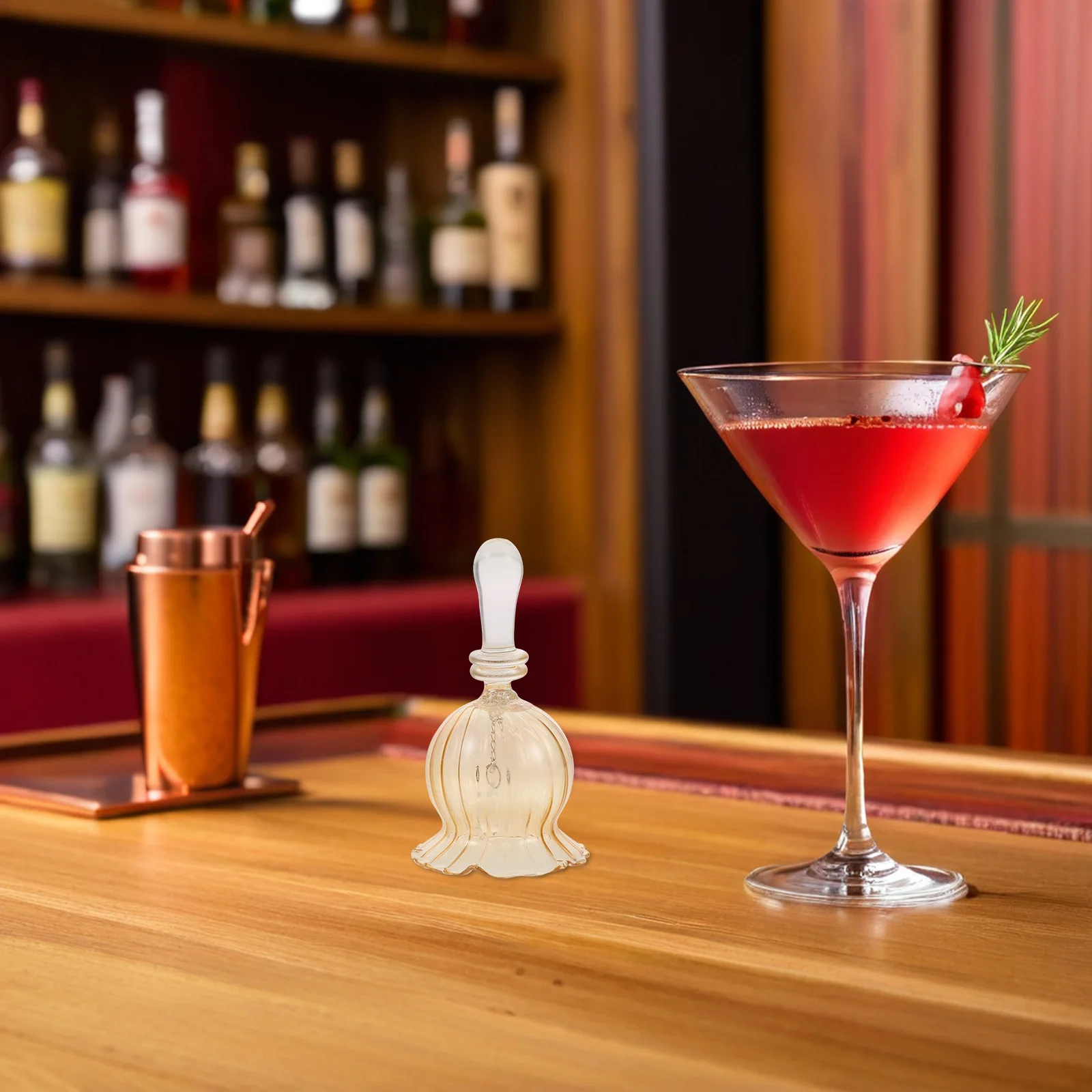 Decorative Glass Bell Hand Operated Clear Sound Chime for Restaurant Service Desk Call Kitchen Gadgets Holiday Christmas Bell
Decorative Glass Bell Hand Operated Clear Sound Chime for Restaurant Service Desk Call Kitchen Gadgets Holiday Christmas Bell