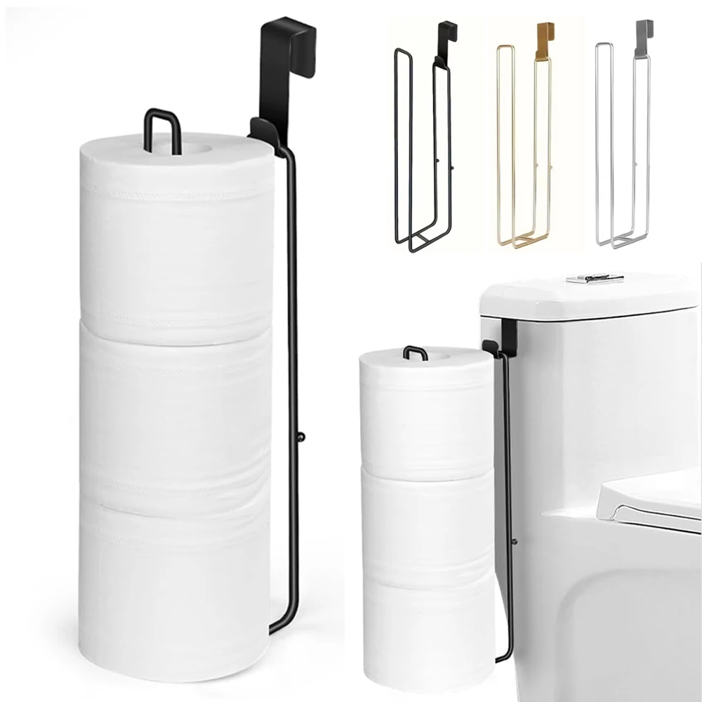 Wall Mounted Over The Tank Toilet Paper Holder for Kitchen and Bathroom Organizer Self Adhesive Storage for Tissue (No Drilling)
Wall Mounted Over The Tank Toilet Paper Holder for Kitchen and Bathroom Organizer Self Adhesive Storage for Tissue (No Drilling)
