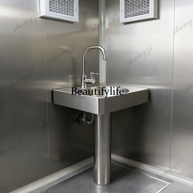 304 stainless steel triangular column basin balcony floor washbasin small apartment simple washbasin
304 stainless steel triangular column basin balcony floor washbasin small apartment simple washbasin