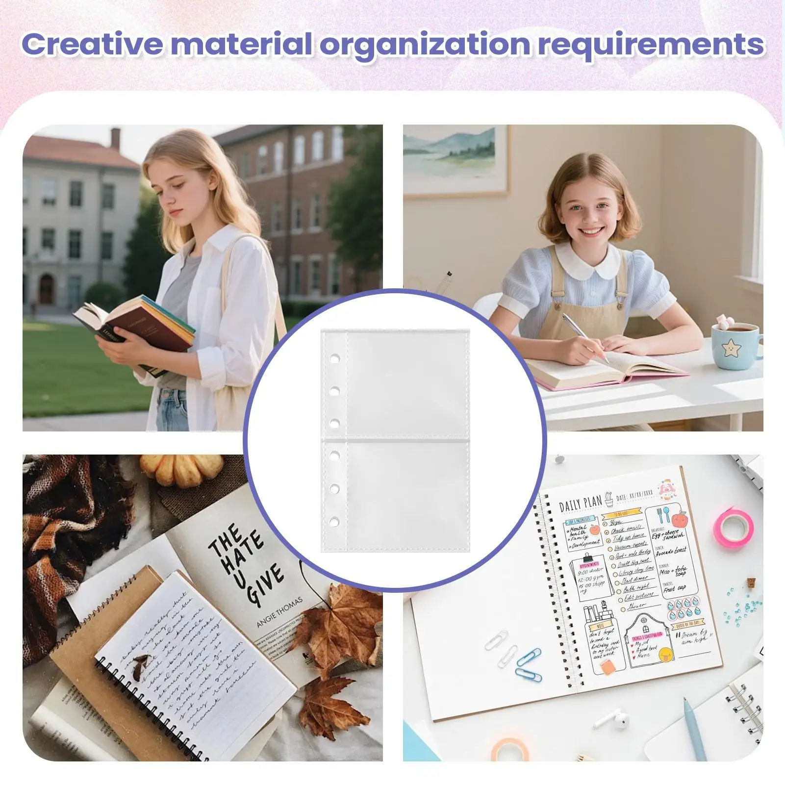 Binder Sheets Protectors 10 Pieces Document Filing Clear Binder Inserts Pockets For Invoice Tax Documents Homework Project
Binder Sheets Protectors 10 Pieces Document Filing Clear Binder Inserts Pockets For Invoice Tax Documents Homework Project