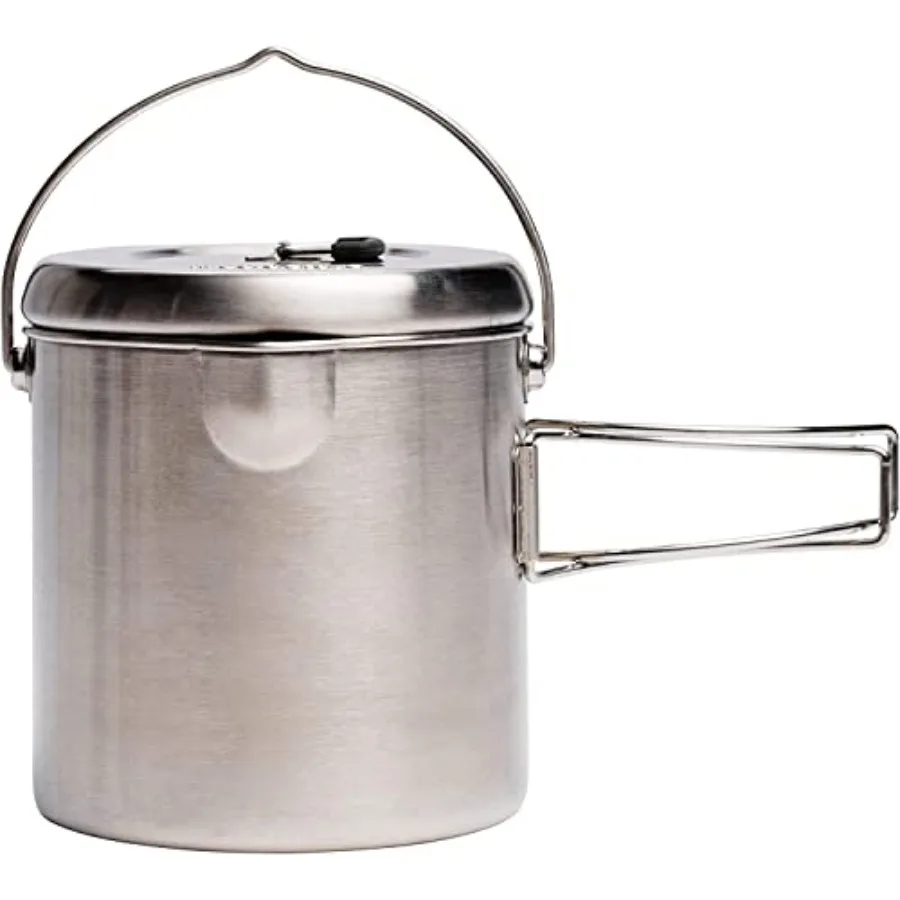Pot 1800 Stainless Steel Companion Pot Great Cookware for Backpacking Camping Survival Backpacking Kitchen and Cooking Simple E
Pot 1800 Stainless Steel Companion Pot Great Cookware for Backpacking Camping Survival Backpacking Kitchen and Cooking Simple E