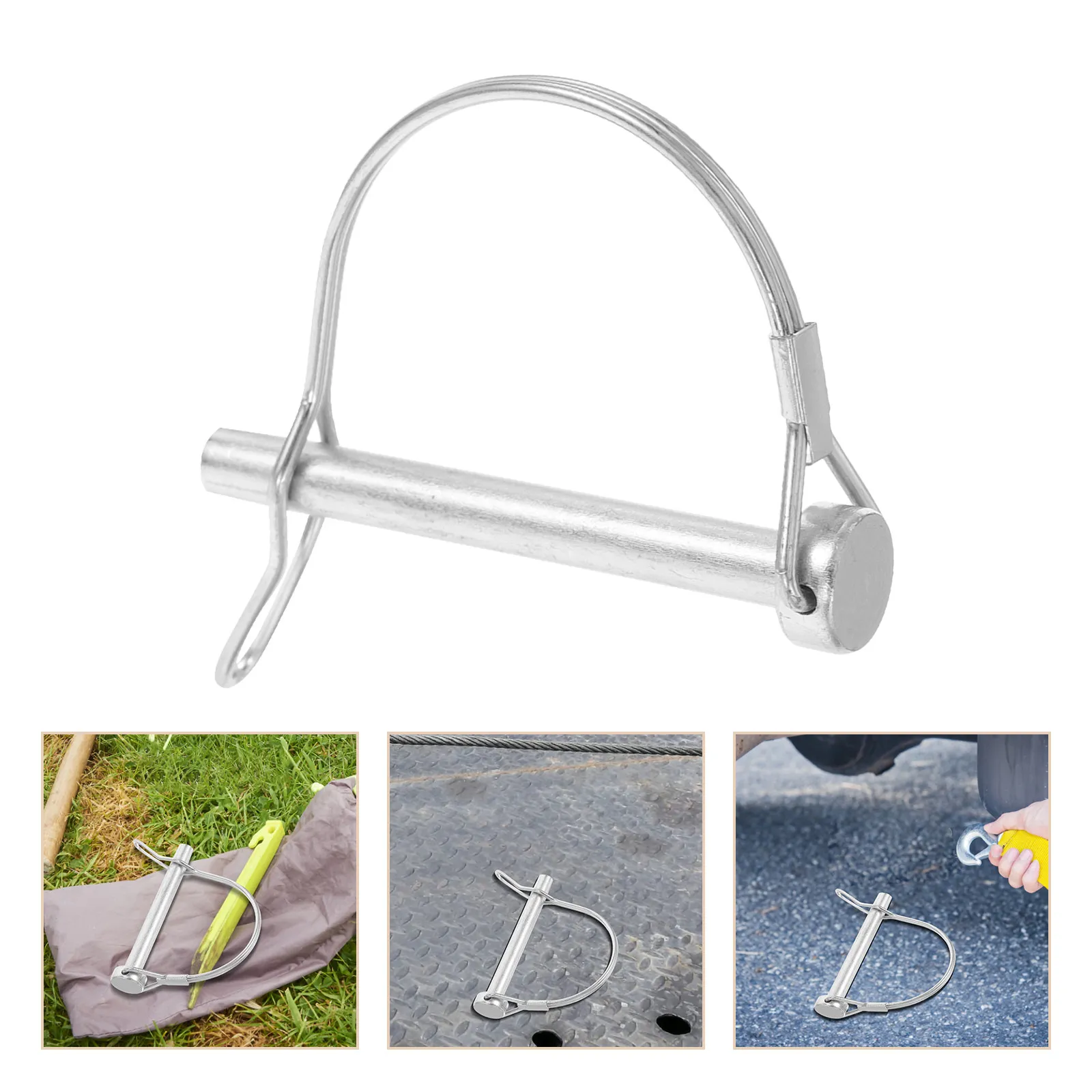 Heavy-Duty Metal Trailer Coupler Pin with Wire Lock Mechanism Safety Coupler Pin for Trailer Hitch Lock Enhanced Durability and
Heavy-Duty Metal Trailer Coupler Pin with Wire Lock Mechanism Safety Coupler Pin for Trailer Hitch Lock Enhanced Durability and