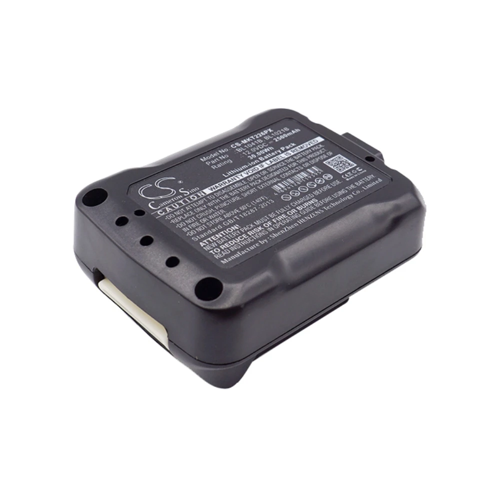 Li-ion Power Tools Battery for Makita, 12.0V, 2500mAh, Compatible Models: CG100, CG100D, CG100DSYEX, CG100DWAEA, CG100DZA, DF032
Li-ion Power Tools Battery for Makita, 12.0V, 2500mAh, Compatible Models: CG100, CG100D, CG100DSYEX, CG100DWAEA, CG100DZA, DF032