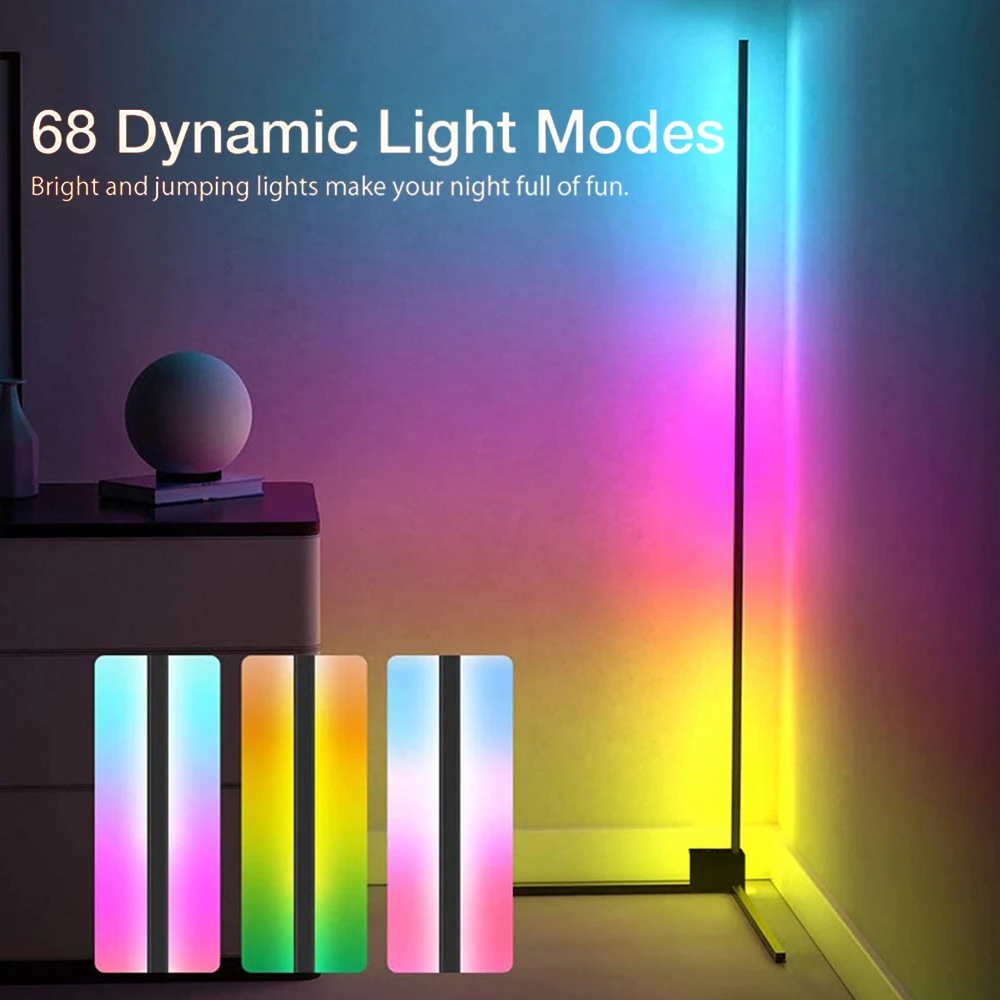 Умная напольная лампа RGB для гостиной, регулируемый светодиодный светильник с APP управлением для создания музыкальной атмосферы, комнатное освещение, домашний декор
Умная напольная лампа RGB для гостиной, регулируемый светодиодный светильник с APP управлением для создания музыкальной атмосферы, комнатное освещение, домашний декор