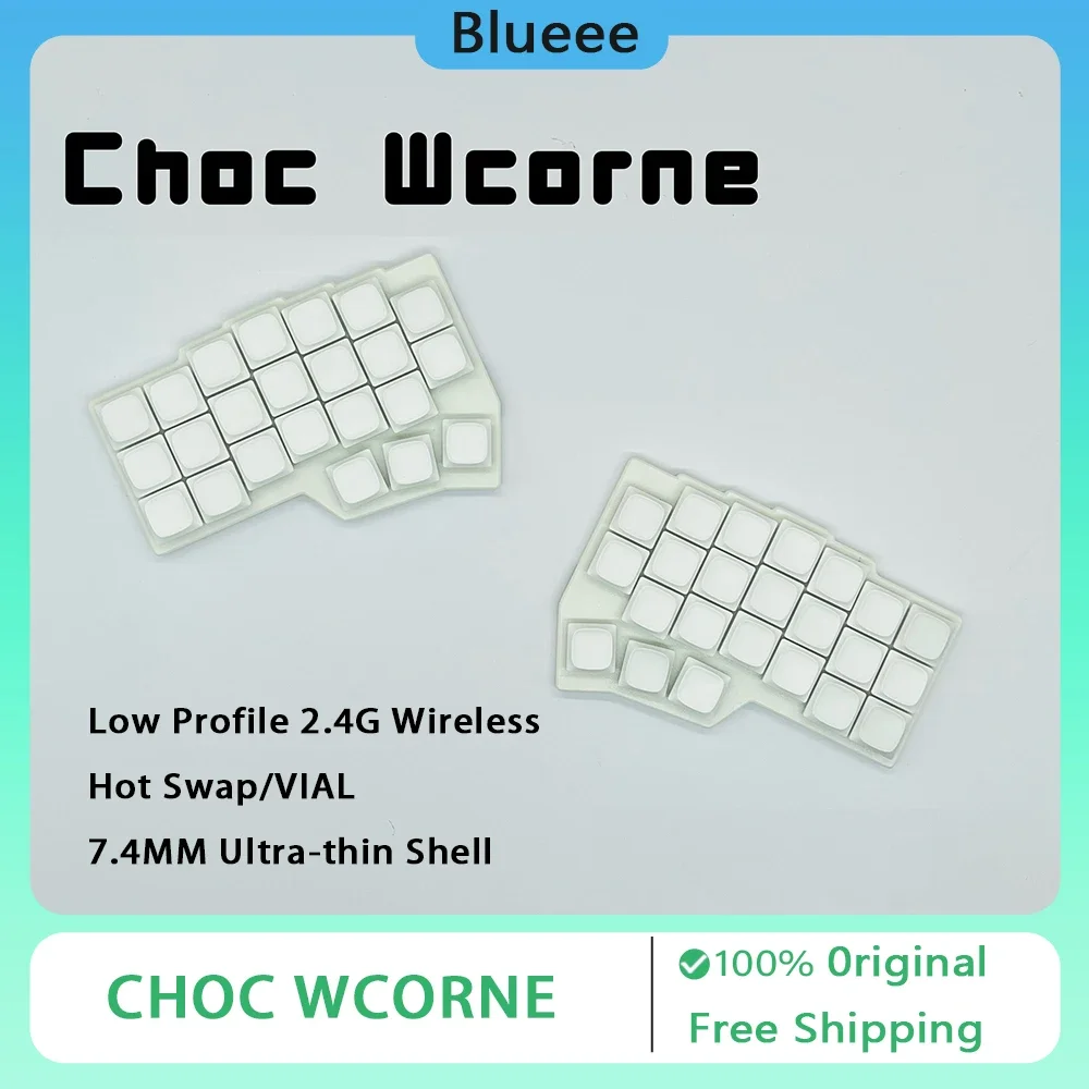 CHOC WCORNE V4.1 Split Keyboard Low Profile Customized Keyboard 2.4G Wireless Hot Swap VIAL DIY PCB Gamer PC Accessories
CHOC WCORNE V4.1 Split Keyboard Low Profile Customized Keyboard 2.4G Wireless Hot Swap VIAL DIY PCB Gamer PC Accessories