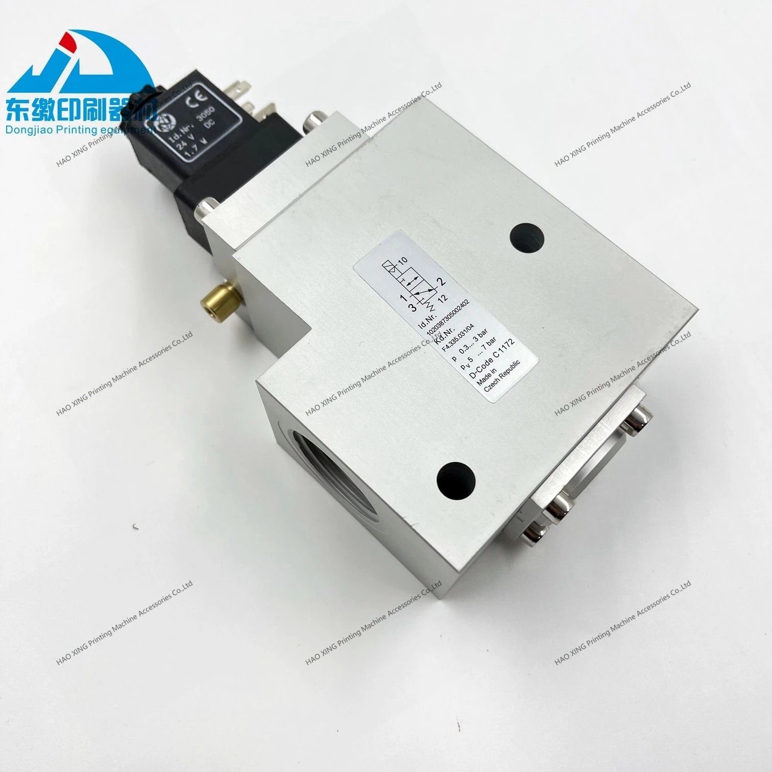 Printing Machinery Parts Solenoid Valve 3/2-Way F4.335.031/04 for Heidelberg Printing Accessories Air Cylinder With High Quality
Printing Machinery Parts Solenoid Valve 3/2-Way F4.335.031/04 for Heidelberg Printing Accessories Air Cylinder With High Quality