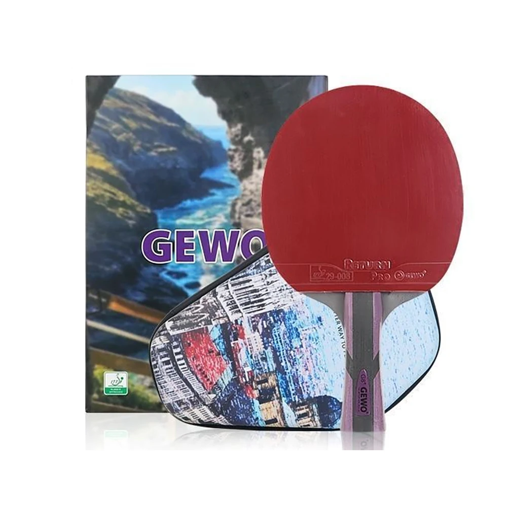 Professional GEWO 8 Star Table Tennis Racket Fast Attact And Loop Ping Pong Racket Offensive Table Tennis Blade
Professional GEWO 8 Star Table Tennis Racket Fast Attact And Loop Ping Pong Racket Offensive Table Tennis Blade