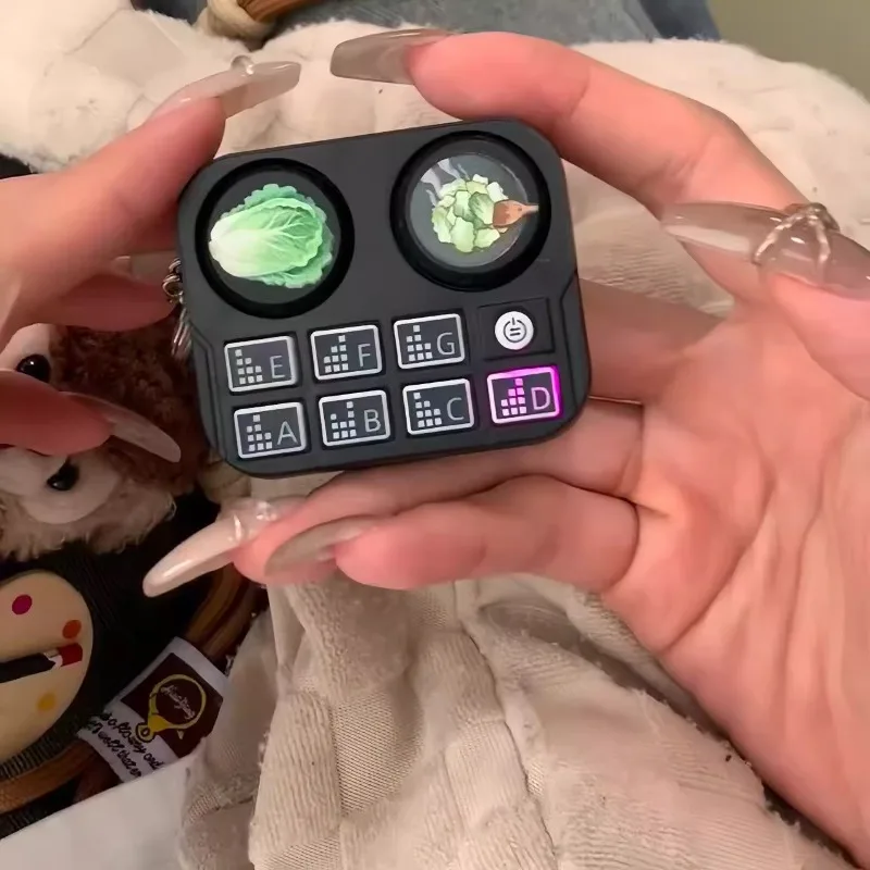 Voice disc player keychain creative abstract funny small music box no seat decompression bag pendant
Voice disc player keychain creative abstract funny small music box no seat decompression bag pendant