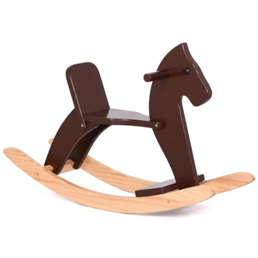 Rocking Horse Baby Ride On Toy for Wooden Classic Design with Pedal and Safe Backrest Ideal Gift for Toddlers Classic Espresso
Rocking Horse Baby Ride On Toy for Wooden Classic Design with Pedal and Safe Backrest Ideal Gift for Toddlers Classic Espresso