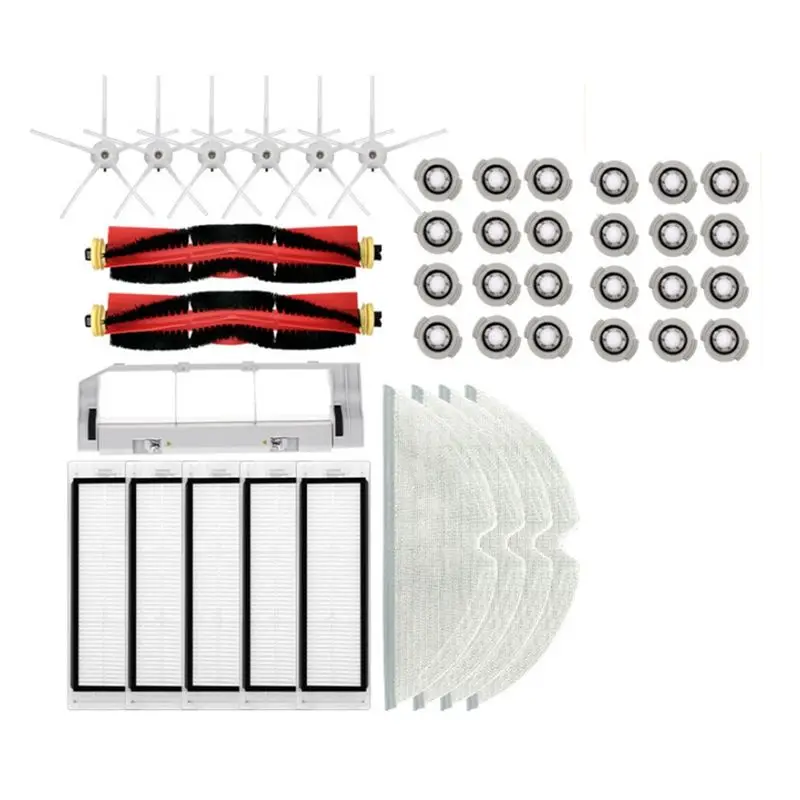 Hot Deal-42Pcs Ultra Durable Accessories For Xiaomi Roborock S5max T7pro T6 Sweeping Robotic Accessories
Hot Deal-42Pcs Ultra Durable Accessories For Xiaomi Roborock S5max T7pro T6 Sweeping Robotic Accessories