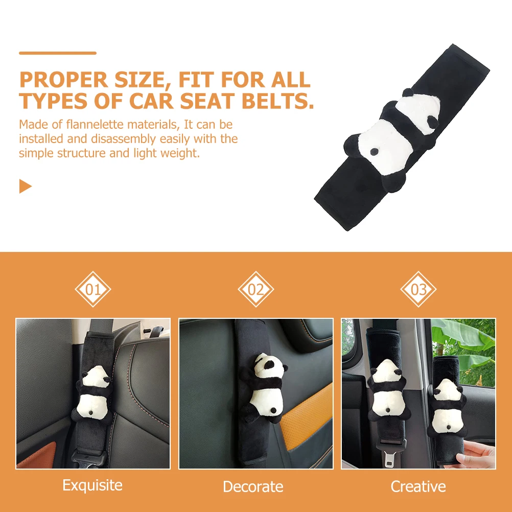 Panda Cover Flannel Material Adjustable Position Car Safety Accessories Shoulder Pad Protector Panda Design
Panda Cover Flannel Material Adjustable Position Car Safety Accessories Shoulder Pad Protector Panda Design