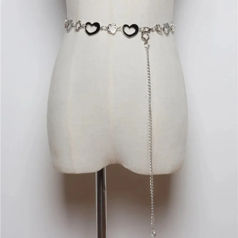 Heart-shaped Metal Chain For Women Spring New Fashion Versatile All Match Dress Jacket Elastic Waist belt Female 2DC1594
Heart-shaped Metal Chain For Women Spring New Fashion Versatile All Match Dress Jacket Elastic Waist belt Female 2DC1594