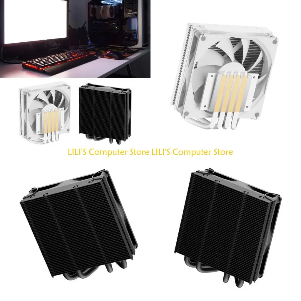 A52B 4 тепловых трубки сверху вниз вентилятор охлаждения процессора 3800 об/мин высокоскоростной охлаждающий радиатор
A52B 4 тепловых трубки сверху вниз вентилятор охлаждения процессора 3800 об/мин высокоскоростной охлаждающий радиатор