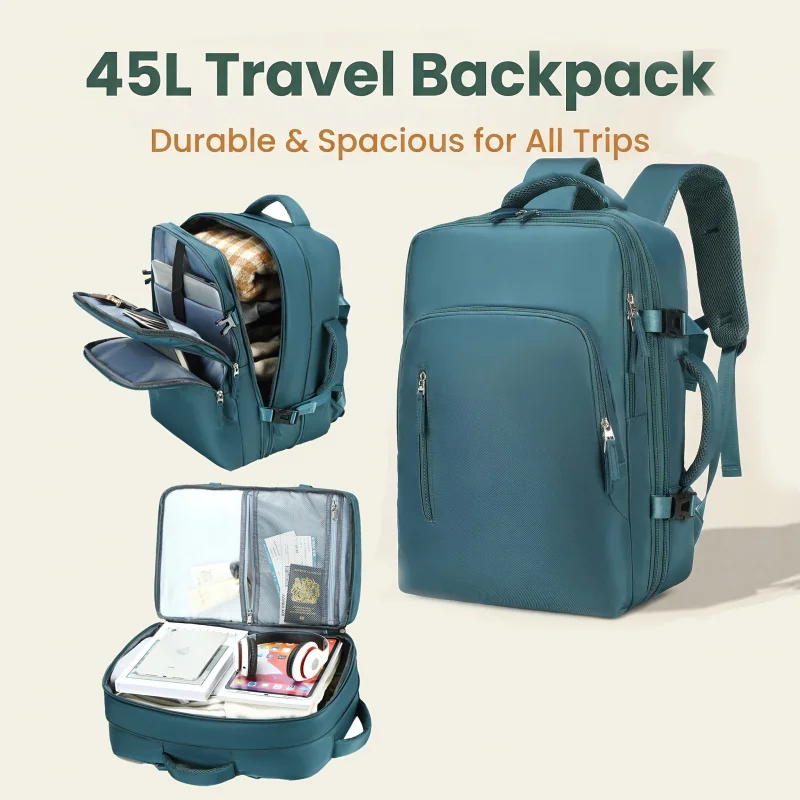 Multi functional large capacity backpack computer backpack, multi pocket multi compartment travel backpack
Multi functional large capacity backpack computer backpack, multi pocket multi compartment travel backpack