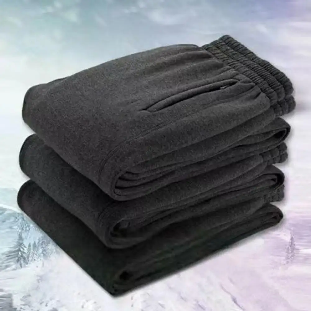 Casual Men Trousers Cozy Men's Winter Pants Plush Wide Leg Elastic Waist Zipper Pockets Warm Stylish Sports Harem Trousers Solid
Casual Men Trousers Cozy Men's Winter Pants Plush Wide Leg Elastic Waist Zipper Pockets Warm Stylish Sports Harem Trousers Solid