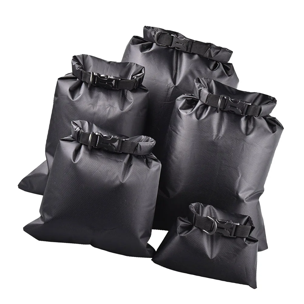 5pcs Waterproof Dry Bags Set Water-Repellent Outdoor Storage Boat Kayak Bag For Camping Drifting 1.5L 2.5L 3L 4L 8.5L Black
5pcs Waterproof Dry Bags Set Water-Repellent Outdoor Storage Boat Kayak Bag For Camping Drifting 1.5L 2.5L 3L 4L 8.5L Black