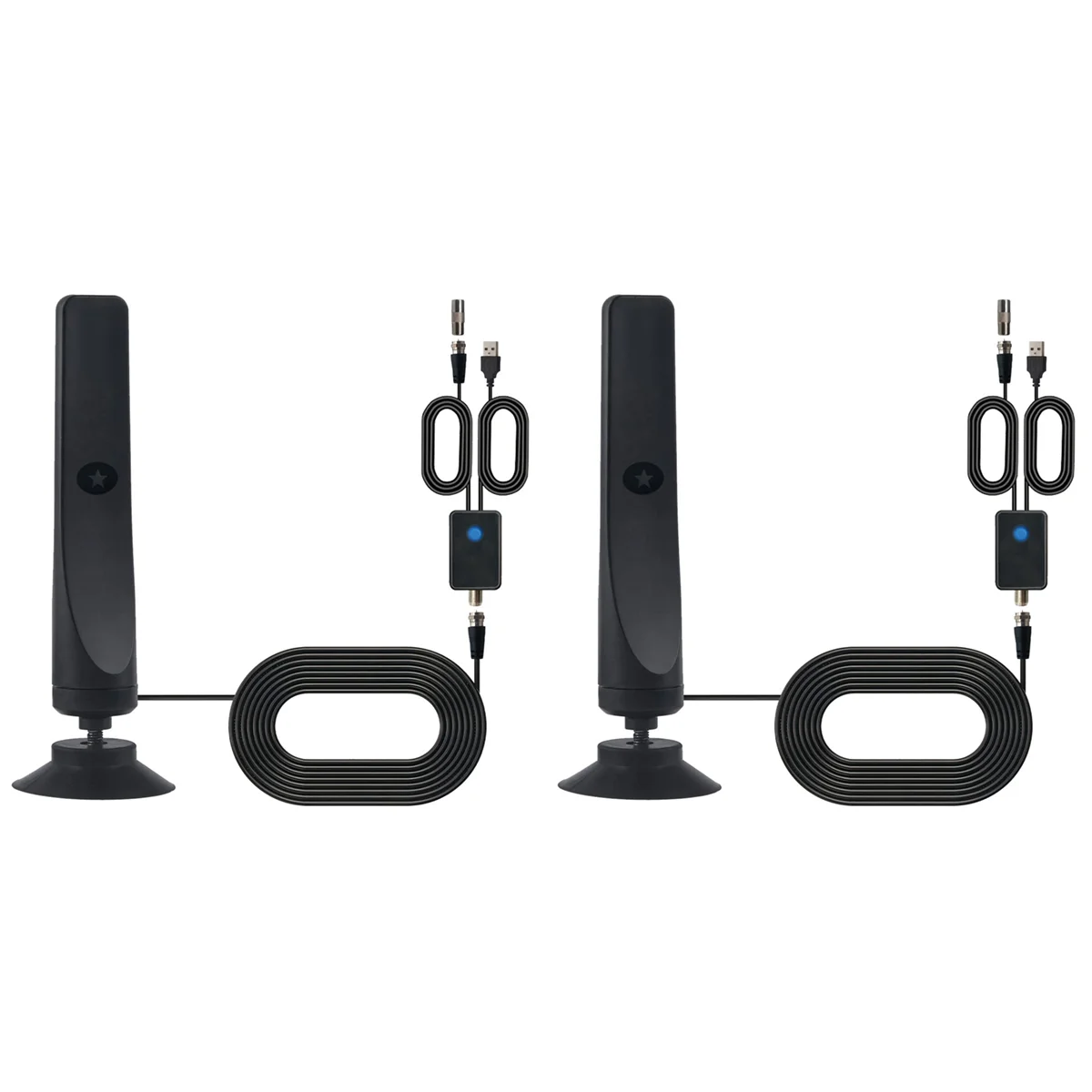 2X TV Antenna High Gain Indoor Digital Antenna Amplified Signal Booster for Wide Range HDTV Reception Home TV
2X TV Antenna High Gain Indoor Digital Antenna Amplified Signal Booster for Wide Range HDTV Reception Home TV