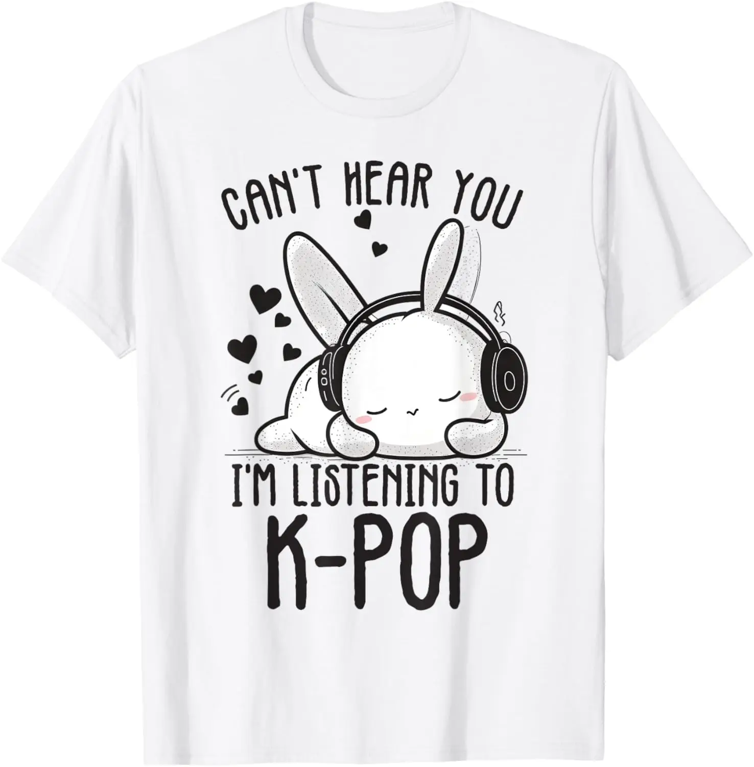 Can't Hear You I'm Listening Kpop Rabbit K-pop Merchandise T-Shirt Harajuku Y2k Top Graphic T Shirts Cotton Shirts for Women
Can't Hear You I'm Listening Kpop Rabbit K-pop Merchandise T-Shirt Harajuku Y2k Top Graphic T Shirts Cotton Shirts for Women