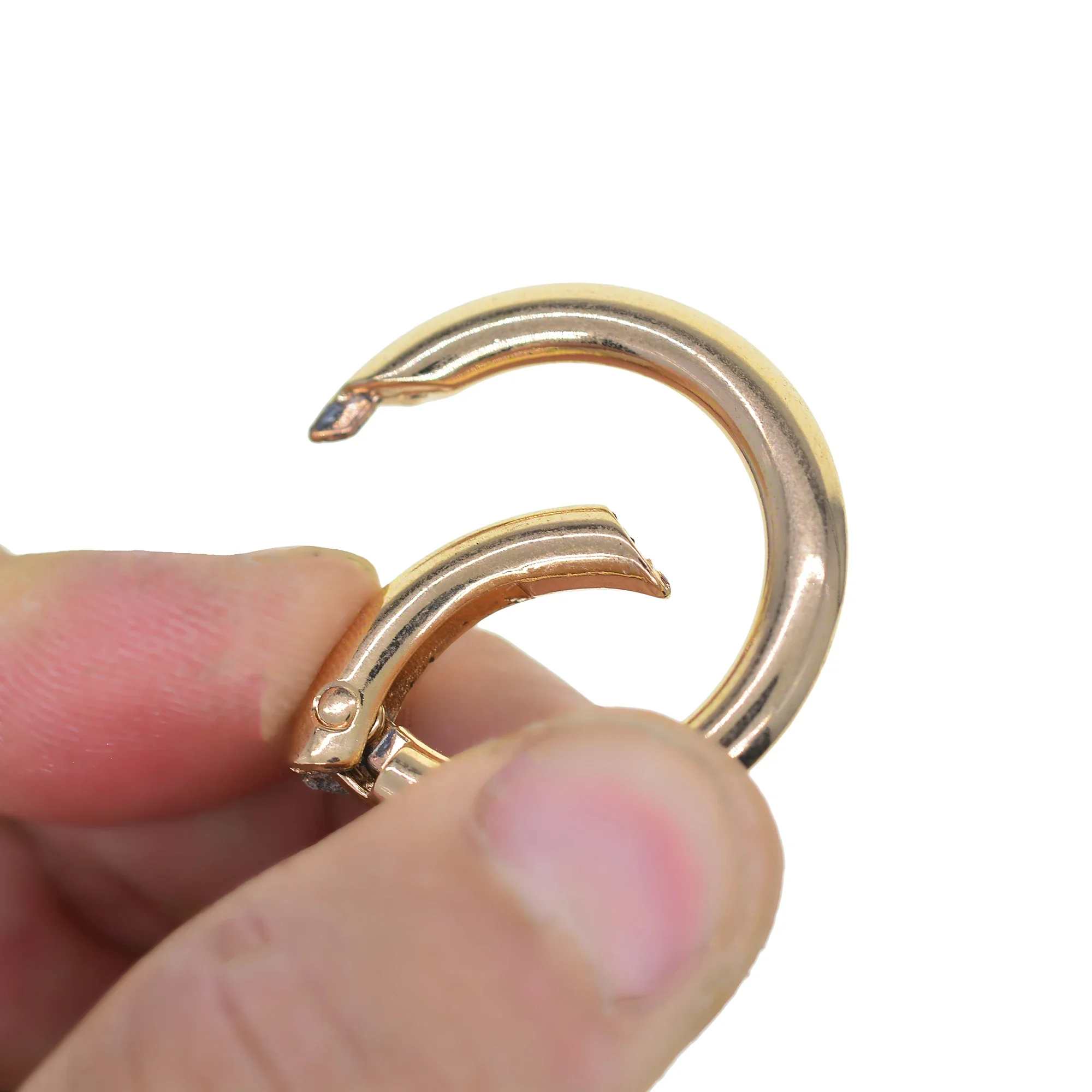 10 pcs 1.4inch large LT Gold Spring O Rings Alloy Round circle Snap Buckle carabiner Hook Clip DIY Keyring Keychains bag purse
10 pcs 1.4inch large LT Gold Spring O Rings Alloy Round circle Snap Buckle carabiner Hook Clip DIY Keyring Keychains bag purse