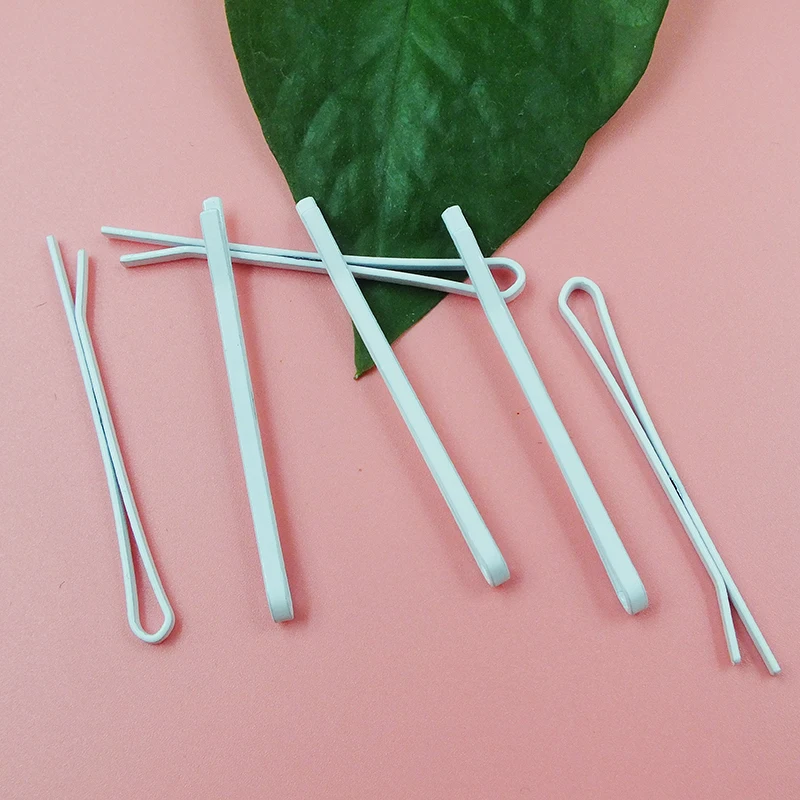 80Pcs/Box 45MMX2MM white metal hair clip. Flat hair clips for women's weddings. Hair styling accessories
80Pcs/Box 45MMX2MM white metal hair clip. Flat hair clips for women's weddings. Hair styling accessories
