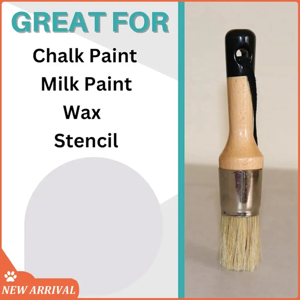 Emption!Chalk Wax Paint Brush Kit - 2 Pcs 1 Round Paint Brush Furniture Painting 1 Oval Chalk Paint - Bristle Paint Brushes Set
Emption!Chalk Wax Paint Brush Kit - 2 Pcs 1 Round Paint Brush Furniture Painting 1 Oval Chalk Paint - Bristle Paint Brushes Set