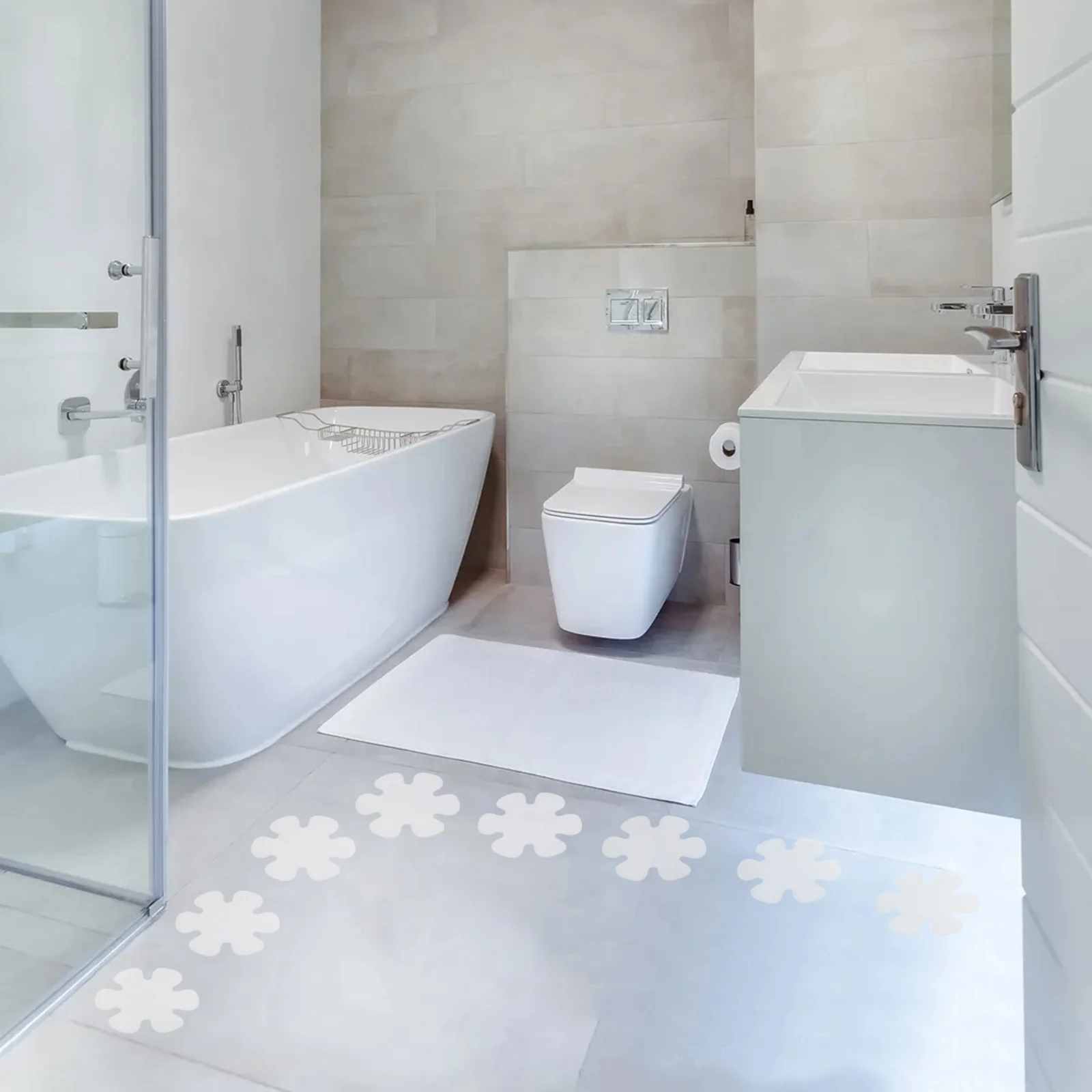 20Pcs Non-Slip Bath Stickers Premium Anti-Slip Tape for Kitchen Bathroom Pool Balcony Corridor Safety Bathtub Sticker
20Pcs Non-Slip Bath Stickers Premium Anti-Slip Tape for Kitchen Bathroom Pool Balcony Corridor Safety Bathtub Sticker