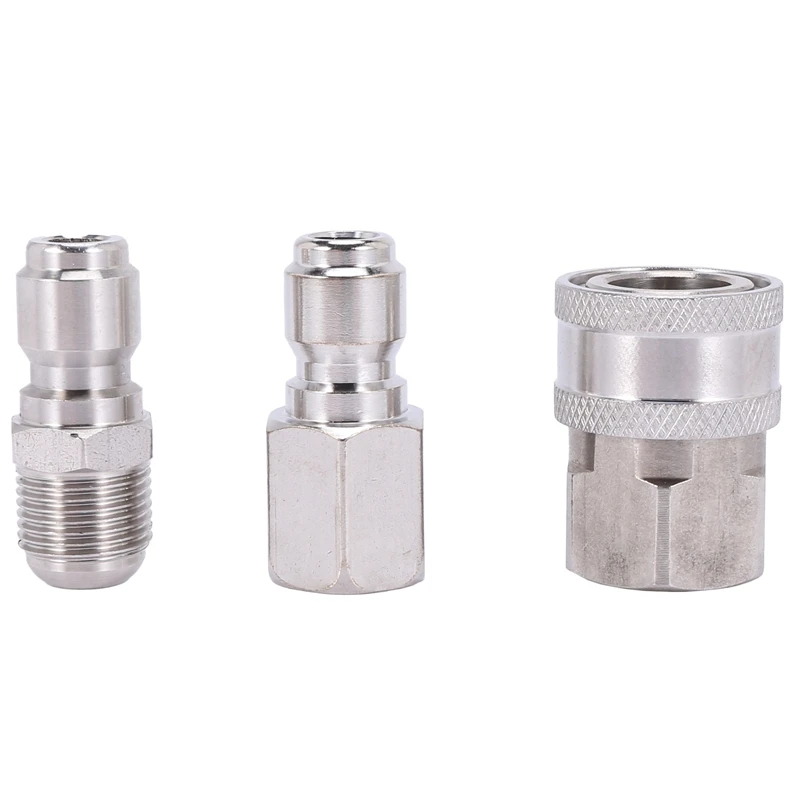 Flash Trend NPT 3/8 Inch Male And Female Quick Connector Kit Pressure Washer Adapter Set And 1 Pieces NPT 3/8 Inch Pressure Wash
Flash Trend NPT 3/8 Inch Male And Female Quick Connector Kit Pressure Washer Adapter Set And 1 Pieces NPT 3/8 Inch Pressure Wash