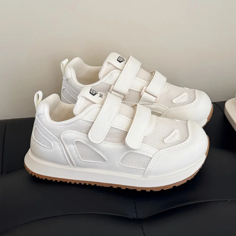 New Ugly Cute Magic Tape Shoes for Women in Summer2025Thick-soled versatile mesh sneakers breathable white shoes
New Ugly Cute Magic Tape Shoes for Women in Summer2025Thick-soled versatile mesh sneakers breathable white shoes
