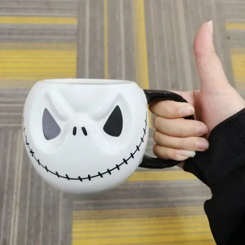 Disney Skellington Jack Cartoon Ceramic Mugs Figure Coffee Cup Creative Desktop Model Children Christmas Brithdday Gift Toy
Disney Skellington Jack Cartoon Ceramic Mugs Figure Coffee Cup Creative Desktop Model Children Christmas Brithdday Gift Toy