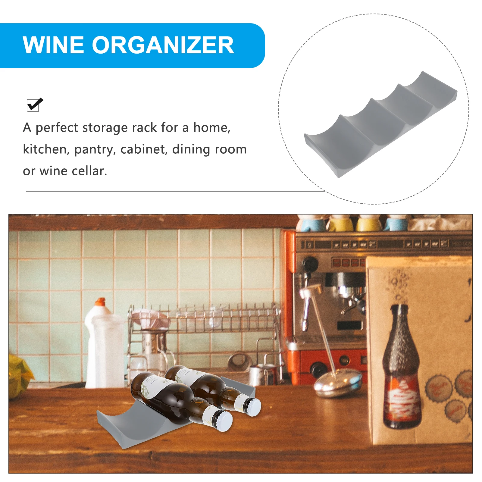 2 pcs Plastic Red Storage Rack For Home Kitchen Wine Cellar Bottle Holder Stand Wine Organizer Rack For Beverages
2 pcs Plastic Red Storage Rack For Home Kitchen Wine Cellar Bottle Holder Stand Wine Organizer Rack For Beverages