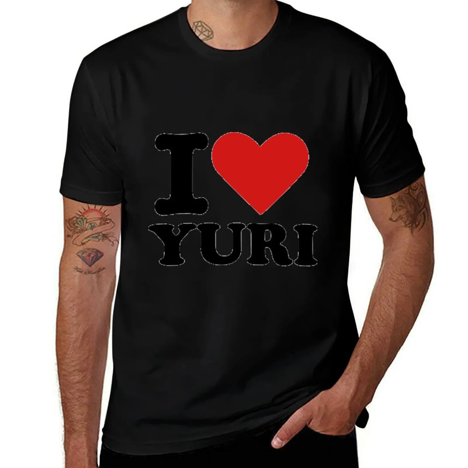I love yuri T-Shirt new edition vintage graphic tee summer tops Men's t-shirts 
I love yuri T-Shirt new edition vintage graphic tee summer tops Men's t-shirts